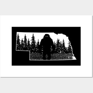 Nebraska Bigfoot Sasquatch Posters and Art